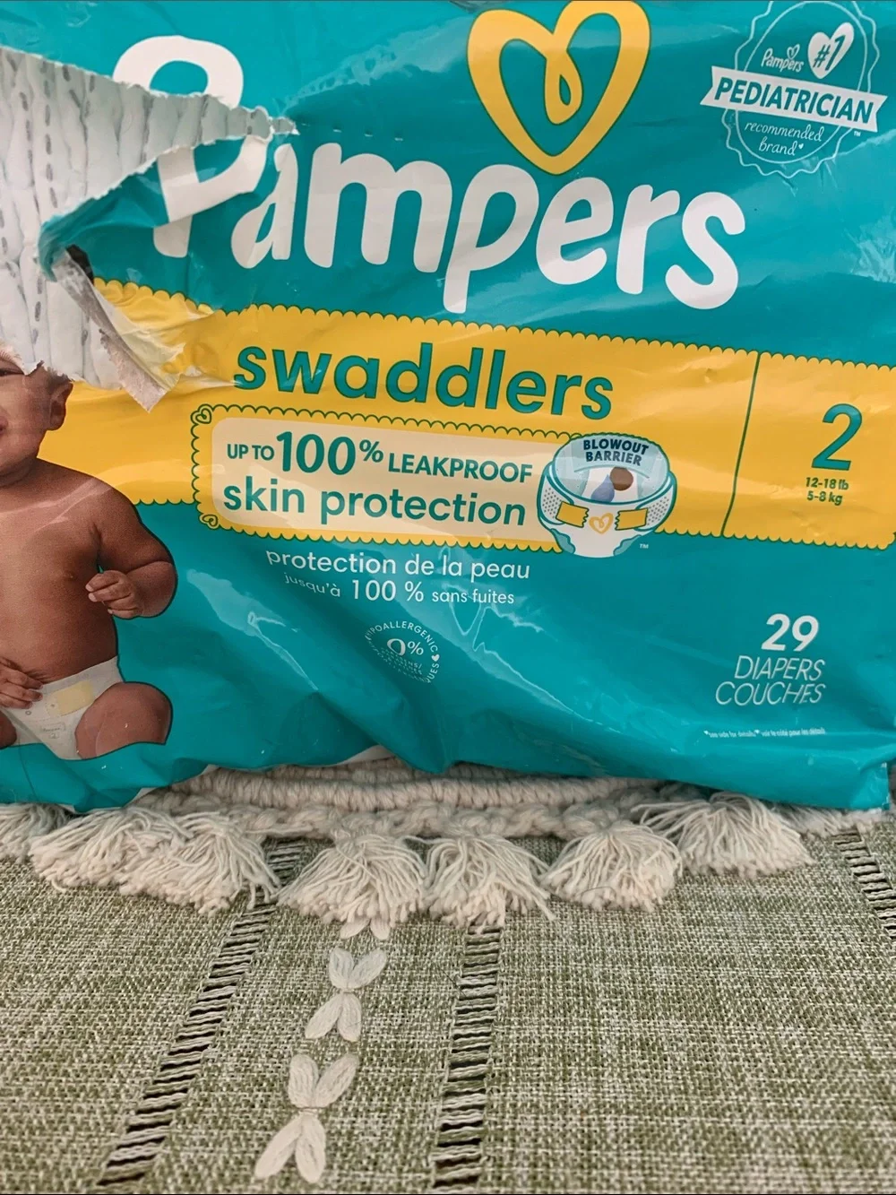 Pampers swaddlers diaper